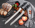 10 inch Offset Bread Knife, Serrated Knife with Wave Edge Blade