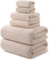 REDKISS Towel Set of 6 - Oversized Bath Sheets (70 x35 in),