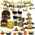 258 Pcs Construction Birthday Party Supplies Decoration Include Disposable Paper Plate Napkin