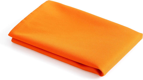 EVOLIVE Ultra Soft Microfiber Body Pillow Cover 21"x54" with Hidden Zipper Closure - Orange Pillowcase