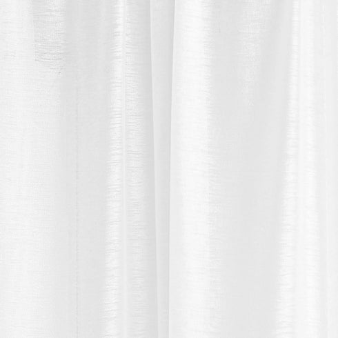 LinenZone White Window Scarf Curtain. Extra Long Window Scarves, Canopy Curtains or Sheer Fabric for Living Room, Bedroom, Crafts, Wedding or Birthday Party. (Karina 54 x 144, White) by LinenZone