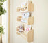 Set 3 CNK Nursery Floating Book Shelves for Wall Mounted of Book Shelf for Kids Room, Toddler Room, Baby Rooms Natural