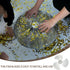 DOITOOL 14 Inch Clear White Plastic Fan Blades, Replacement Leaves for Table Floor Pedestal Fan