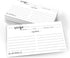 321Done Small Recipe Cards (Set of 50) From the Kitchen Of 3x5 Black and White Minimalist