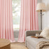 84 Inches 2 52X84 Pink Boho Linen Curtains for Girls Bedroom Nursery Room Long Panels Bohemian Drapes with Tassels Kids