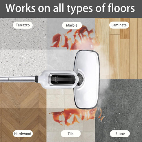Set, 6 Pack 2 Reusable Steam Mop Pads Steam Mop Pads & Universal Microfiber Cloths, Compatible with KGHKGH, Sprobil