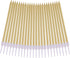PHD CAKE Gold Long Thin Metallic Birthday Candles - Cake Decorations for Birthday Parties and Weddings