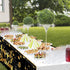 Ruisita 2 Pack Black Gold Table Cloth Cover, Happy Birthday Tablecloths for Indoor or Outdoor Parties
