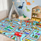 4.5x6 Feet Car Play Mat for Kids, Race Car Rug for Nursery