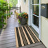 OJIA Front Door Mat 24"x51", Machine Washable Porch Rug Outdoor Door Mat Striped Entryway Rugs Indoor Outdoor Rugs Cotton Hand-Woven Entry Rug for Kitchen/Bathroom/Farmhouse/Home Entrance by OJIA
