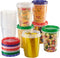 ELEGANT DISPOSABLES 32 oz Plastic Food Storage Containers, Reusable Leak Proof Pack of 12