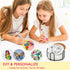 DoYoMo 6 Paint Your Own Butterfly Coaster with Markers,Craft Kits for Adul Absorbent Ceramic Tiles with Cork Base,DIY
