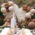 KALOR 12 Inch Beige Balloons, 3.2g/100 Pcs Thick Matte Latex Balloons for Party Decorations