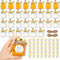 AuroTrends 3oz Mini Honey Jars with Dipper 30Pack, Empty Glass Jars for