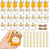 AuroTrends 3oz Mini Honey Jars with Dipper 30Pack, Empty Glass Jars for