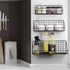 ROFAY Set 3, Floating Shelves of Wall Mounted Storage Rack Shelves for Bedroom, Living Room, Bathroom, Kitchen, Office