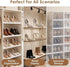 SYBL 10Pcs/5 Pair Durable Clear Acrylic Shoe Display Stand Shoe Supports Shaper Forms Inserts for Shoe Store Retail