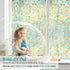 Windimiley Rainbow Window Film Privacy, 3D Stained Glass Clings, Decorative Prism Holographic Static Decals, 17.5x78.7In