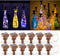 YJFWAL Upgraded 12 Pack Solar Wine Bottle Lights, 20 LEDs Waterproof Copper