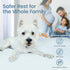 SafeRest Waterproof Full Size Mattress Protector - Fitted with Stretchable Pockets - Machine Washable Cotton Blend