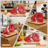 LockTide Manual Bread Slicer for Homemade Sourdough Bread, Hand Crank Bread Slicer With Scale Line, Suction Cup