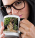 3dRose Mug, A German Shepherd Dog by Greenery, 11 oz, Black