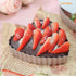 CHEFMADE Mini Tart Pan Set, 4-Inch 4Pcs Non-Stick Heart-shaped Quiche Bakeware for Oven and Instant Pot (Champagne Gold)