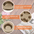 uxcell 6-Cup Non-Stick Cupcake Pan, Round Carbon Steel Baking Molds for Muffins and Cakes, Gold
