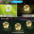 6.5-inch Decor(1 Floating Pool Lights Solar Powered, Glow in The Dark Warm White Solar Globe Pool Lights That Float