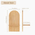 Set Boho Wall Decor of Two - Natural Modern Minimalist Mid Century Wall Candle Holder for Living Room - Wood Bohemian