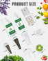 167 Pods,60 Sponges,15 Baskets,15 Domes,60 Labels,15 Labels,2 Pcs Hydroponic Seed Pods Kit Supplies for Aerogarden Grow
