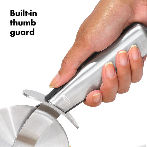 OXO Steel 4" Pizza Wheel, Durable Stainless Steel Kitchen Tool
