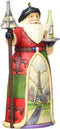 Jim Shore Heartwood Creek French Santa Hanging Ornament - 4.25”, Christmas