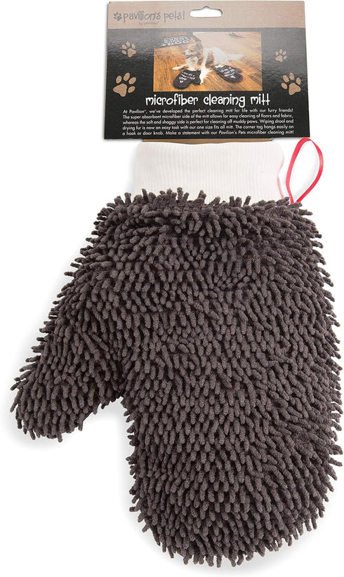 Pavilion Gift Company Paw Microfiber Dog-Cleaning Mitt