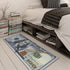 Ottomanson $100 Bill Money Rug, 22" x 53", Durable Non-Slip Area Rug for Bedroom, Office, Game Room