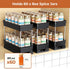Mystozer 4.33''Wx10.62''Dx8.66''H, 3 Packs -2 Pull Out Spice Rack Organizer for Cabinet, Slide Out Spice Racks