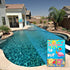Welcome to Our Pool Tin Sign, Swimming Pool Metal Decor Gifts for Summer Garden, 12x8 Inch (Flamingo Pool)
