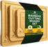 Set of 3 Bamboo Cutting Boards for Kitchen - Thick & Durable