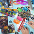CZWXOXO 122PCS Set, Monster Truck Party Favors Jam Birthday Decorations Including Theme Slap Bracelets, Keychains, Gift