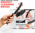 Scurvy 9Pcs Crevice Cleaning Brush, Multi-Purpse Hard Bristle Grout Brush for Cleaning Bathroom, Kitchen, Tiles