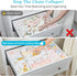 8 Pack, 4" 11.3"-17" Vtopmart Drawer Dividers for Clothes Adjustable High Expandable from Dresser Drawer Organizer