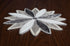 Silver 13" Beaded Charger, Elegant Dining Table Mat for Holidays and Special Occasions