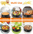 TeamFar Cake Pan Set, 4'' / 6''/ 8'' Round Baking Tier Pans, Non-Stick Coating Stainless Steel Core, Set of 3, Black