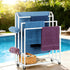 Freestanding Towel Rack for Bathroom Rolling Towel Storage Cart On Wheels Blanket
