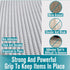 Shelf Drawer Liner Non-Adhesive Non Slip Durable, Long Size 12 in X 20ft for Drawers, Shelves, Cabinets, Storage, Beige