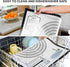 Silicone Baking Mat, 26" x 16" Non-slip Pastry Mat with Measurement for Cookies, Macarons, and Bread