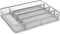 TQVAI Silverware Organizer, 5 Slots Non-Slip Mesh Kitchen Drawer Organizer, Metal Cutlery Holder