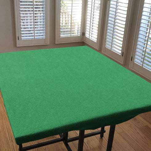 CAIT CHAPMAN HOME COLLECTION Felt Game Table Cover, 40" Wide Fabric for 34"-36" Square Table