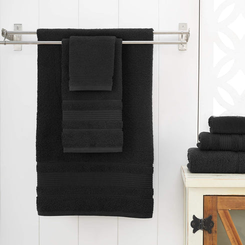 2-Piece Set Personalize Your Towels with Custom Embroidery: Names, Monograms, and Initials. Perfect for Bathroom, Spa