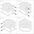 CHVOMNASE 3 Bamboo Tier Corner Shelf